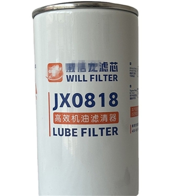 JX0818 NO. OE. Fabbricazione di filtri per motori di autocarri pesanti 1.5 kg