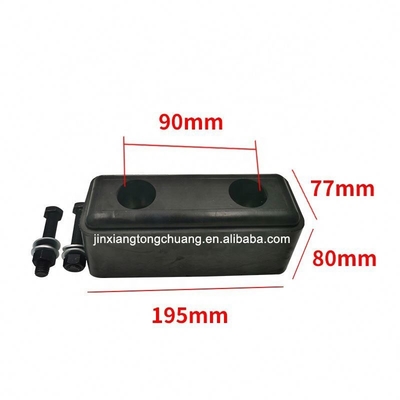 Foton Aumark di metallo pesante nero Customization Rubber Bumper per la protezione della porta posteriore del camion