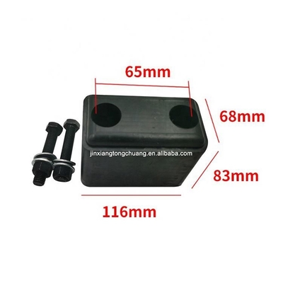 Foton Aumark di metallo pesante nero Customization Rubber Bumper per la protezione della porta posteriore del camion