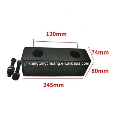 Foton Aumark di metallo pesante nero Customization Rubber Bumper per la protezione della porta posteriore del camion