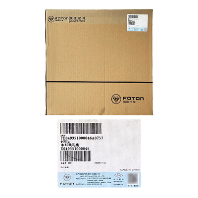 Foton Alpha Sistema di raffreddamento dell'auto Accessori di ventilatore del motore Diametro 430 mm Modello E049351000046