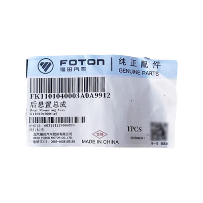 Foton G7 G9 Autobus Camion Associazione di sospensione posteriore K1101040003A0 Motor Mount Accessori