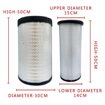 K3050 Filtro d'aria per camion JH6 Chenglong H7 Shaanxi Automobile Delong Sany Dongfeng Tianlong