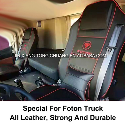 Sacchetto di plastica imballaggio esterno copertura del sedile in cuoio in PU per la serie di camion medi Foton Aumark
