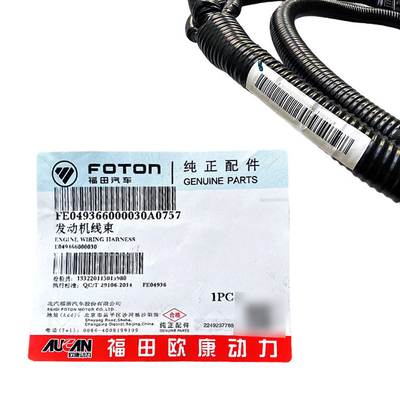 Foton Motor MRT Motor Nozzle Fuel Injector Wiring Harness Plug per camion 2002-2016