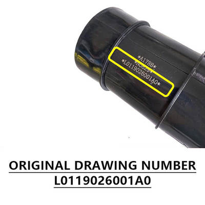 2002-2016 Foton Car Fitment Intake Rectifier Tube per tubo d'aria del motore L0119026001A0