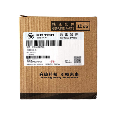 OE NO. E049343000232 Foton Truck Auto Parts Oil Filter Element JX1008A5 Per Aoling Tx