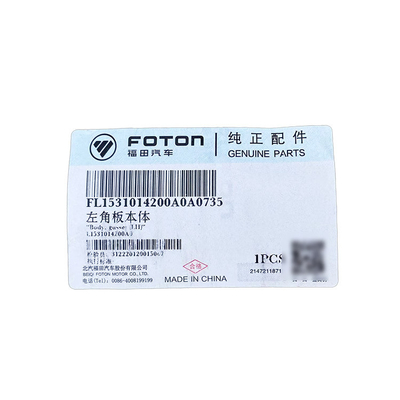 Foton 2002-2016 Car Fitment Plate di angolo anteriore per Fukuda Original Truck Accessories