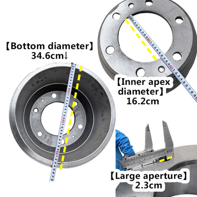 Foton Omako Oling MRT CTX Assemblaggio del tamburo della ruota posteriore del freno 3104102-HF16030FTG11 Parti OEM