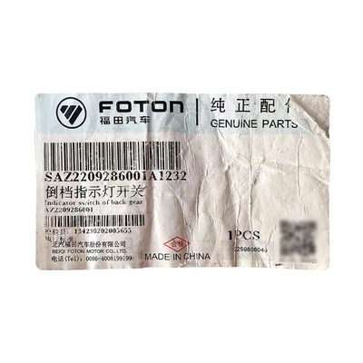 Fukuda Omako Revo CTS9 Indicatore di luce del freno a mano per Foton 2002-2016 AZ2209286001