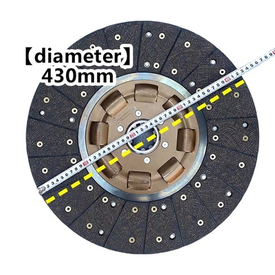 K5 Piastra di pressione dell'imbracatura per veicoli pesanti 430 mm per i modelli WG9921161100 e WG9725160390