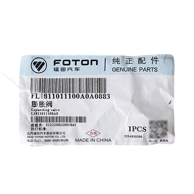 OE NO. L1811011100A0 Valvola di espansione per motore 2.4 Fukuda Omac S3 S5 Ohling CTS