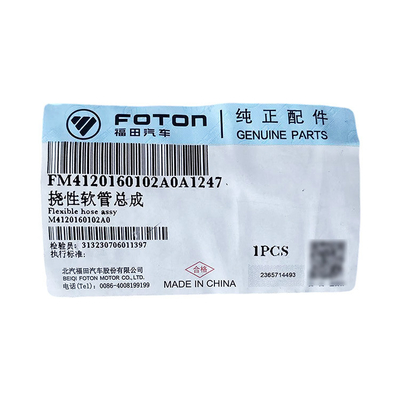 Alfa 2002-2016 Foton Truck Accessori Omako Ring MRT Assemblaggio del tubo di avvolgimento M4120160102A0