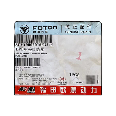 Foton Aumark AUCAN 2.5 Sensore di pressione differenziale PV10002016 per motore DPF