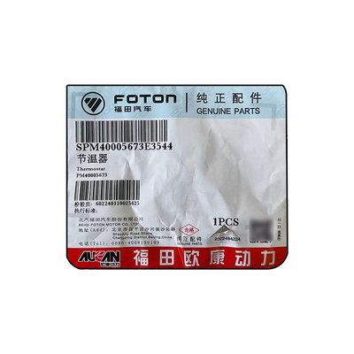 Foton AUCAN 2.5 4F25TC Motore termostato PM40005673 Modello 12V per il montaggio di autocarri e camion